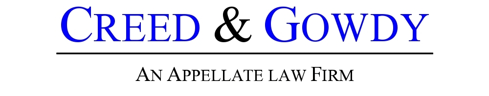 Creed & Gowdy, An Appellate Law Firm